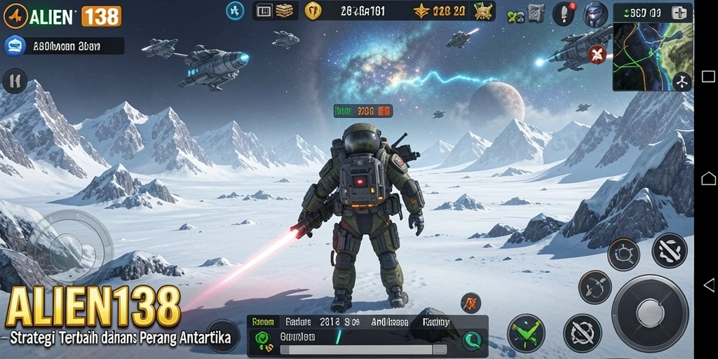 Tampilan gameplay <strong>ALIEN138</strong> dengan strategi taktis yang mendebarkan.